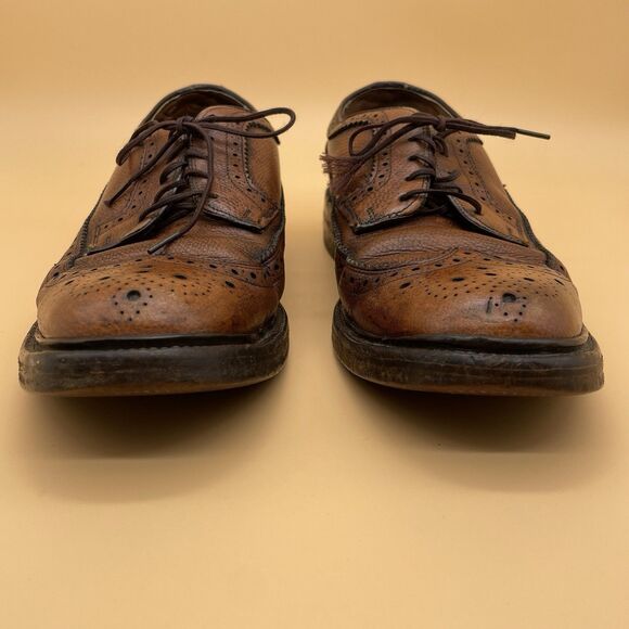 Hanover LB Sheppard Signatures Leather Wingtip Shoes Men’s 7D/B 2312 Brown Prep main image 7
